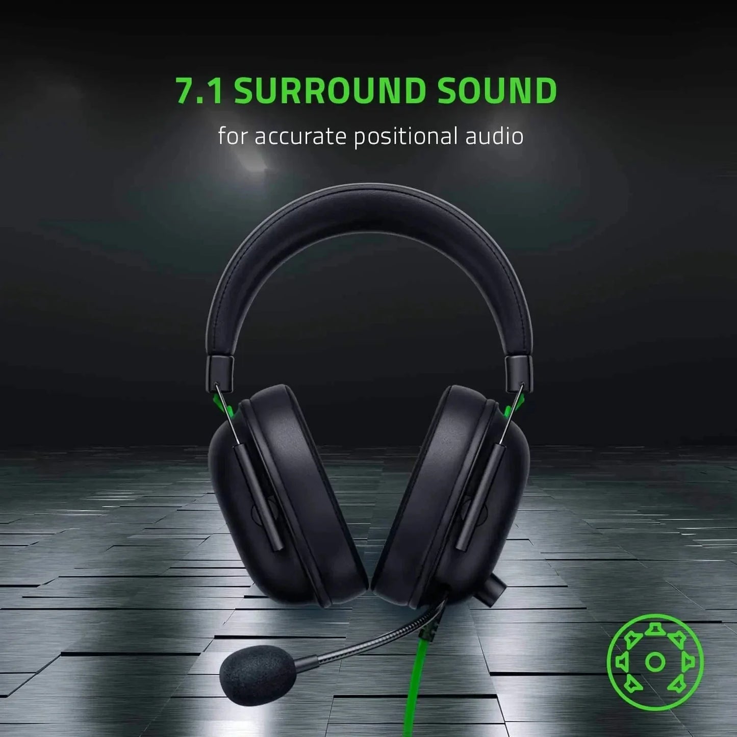 Gaming Headset Razer BlackShark V2 X 7.1 Surround Geluid