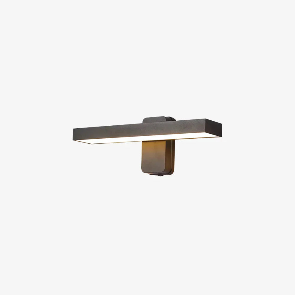 Zwarte LED Buitenwandlamp Verstelbaar Waterdicht IP65