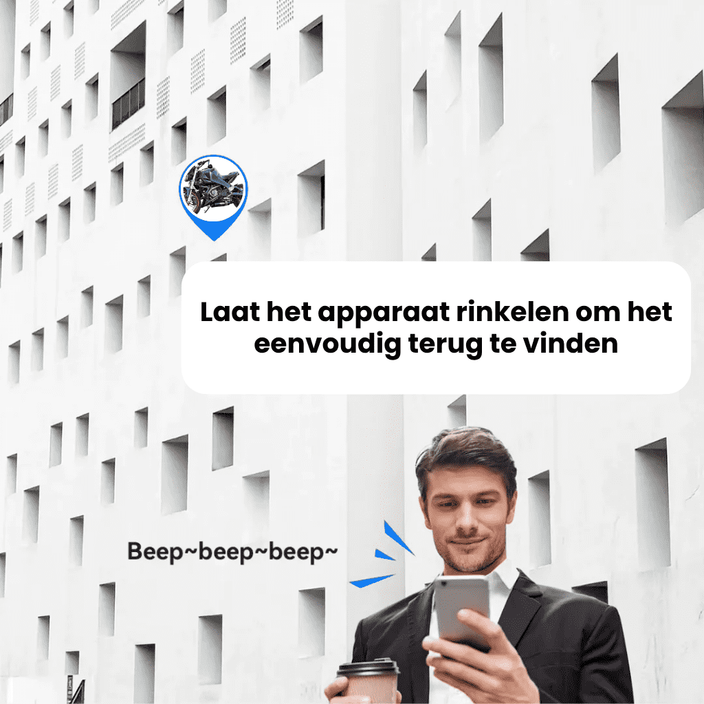 RideSafe™ – GPS Tracker Motor Zonder Abonnement met Realtime Tracking
