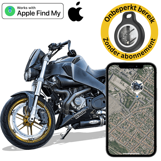 RideSafe™ – GPS Tracker Motor Zonder Abonnement met Realtime Tracking
