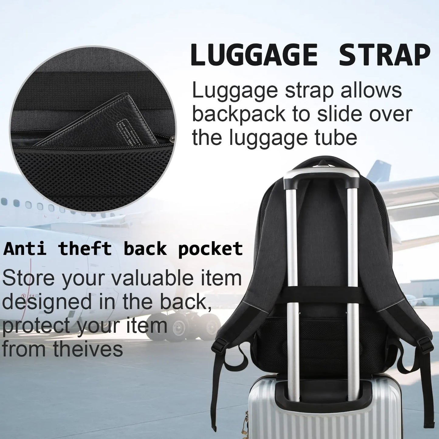 Waterdichte Rugzak 25L voor Heren Reizen en Outdoor