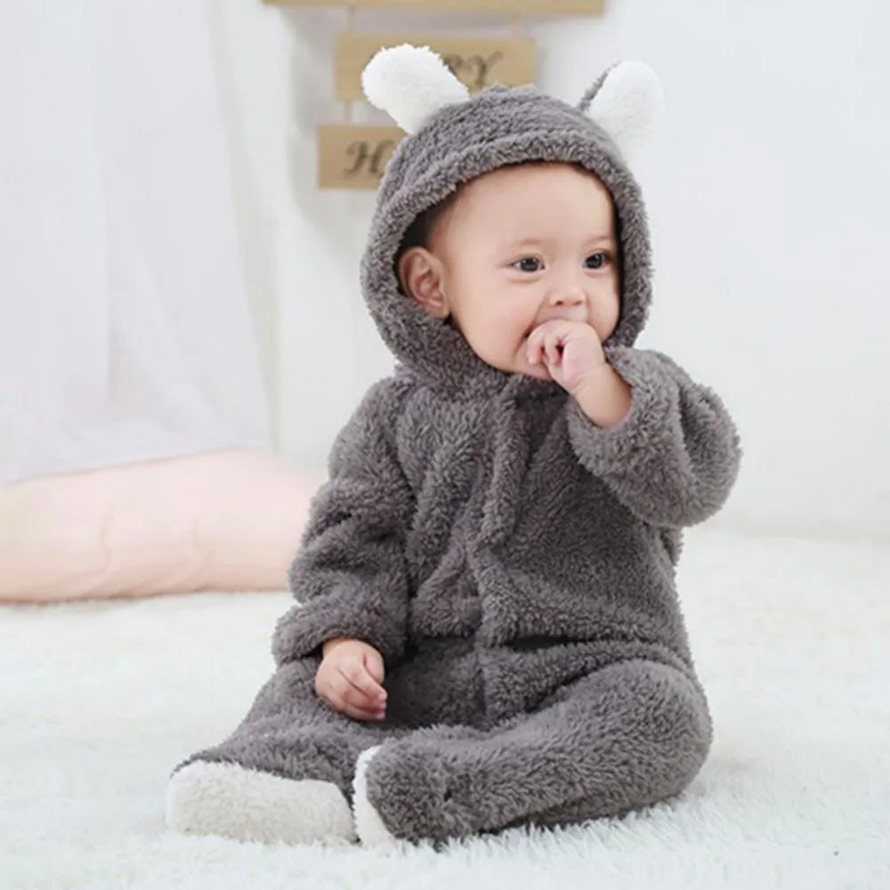 Baby Rompertjes Fleece Warm voor Pasgeborenen