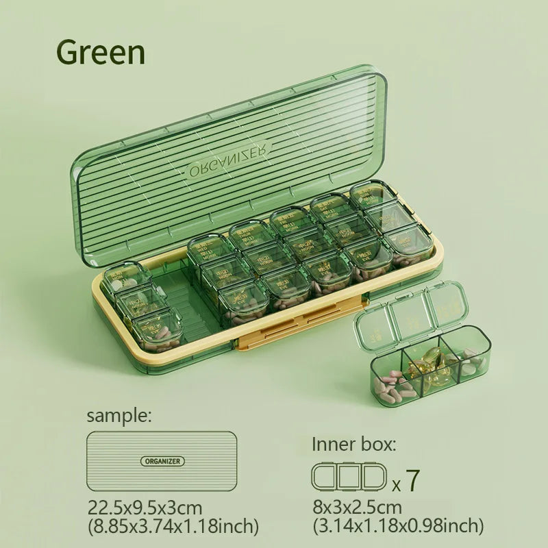 Medicijnen Organizer LuxaMed - Elegante en Praktische Medicijnendoos