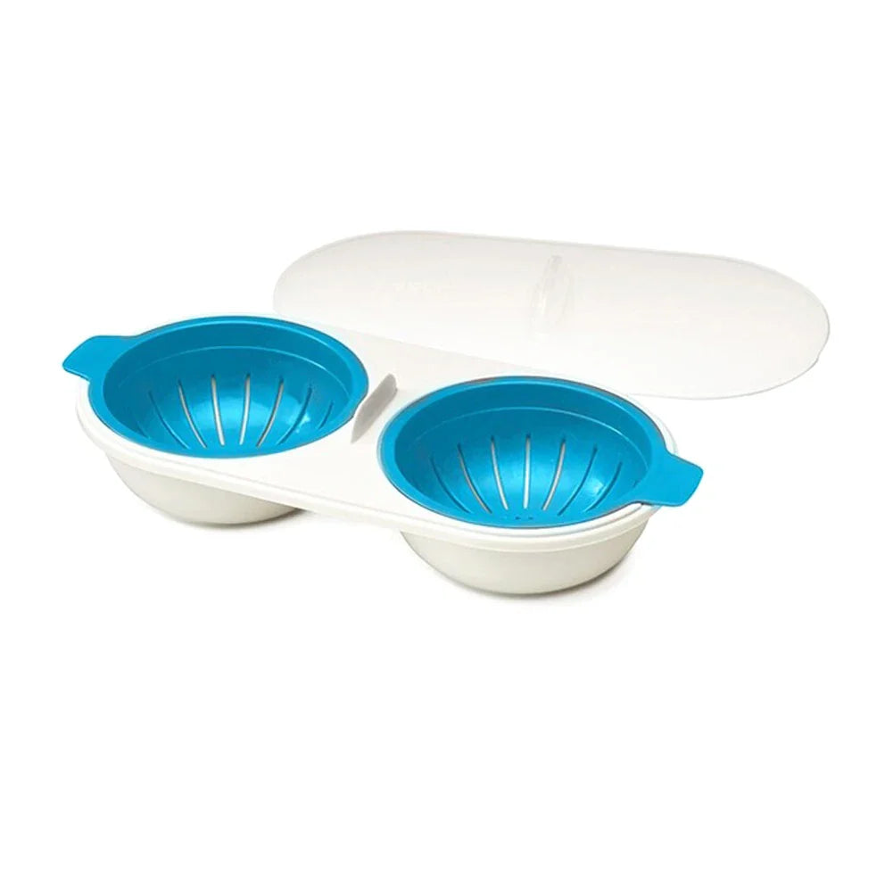 Magnetron Eierkoker Luxe Set voor Perfecte Gestoofde Eieren