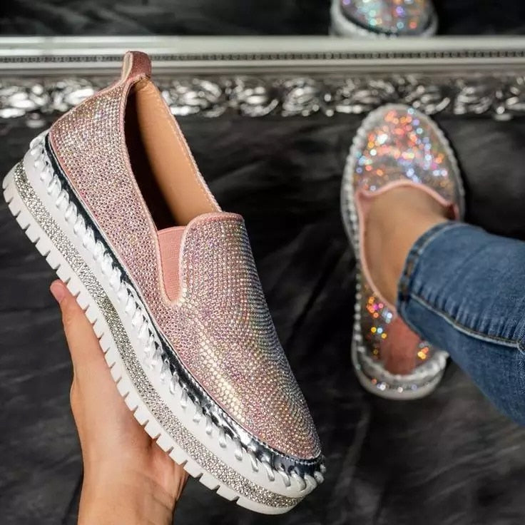 Diamant Loafers Luxe Design Schoenen