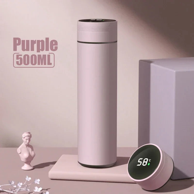Thermosfles 500ml RVS - Houdt Drank Warm of Koud
