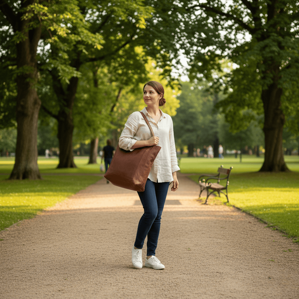 Schoudertas Grote Shopper met Veilige Sluiting en Comfortabele Band