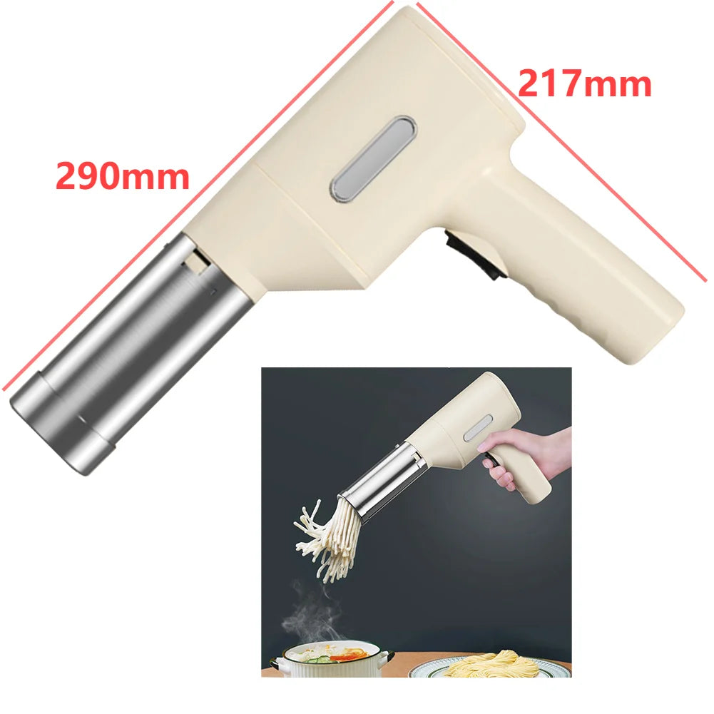 Pasta Maker Draagbaar en Oplaadbaar voor Thuisgebruik