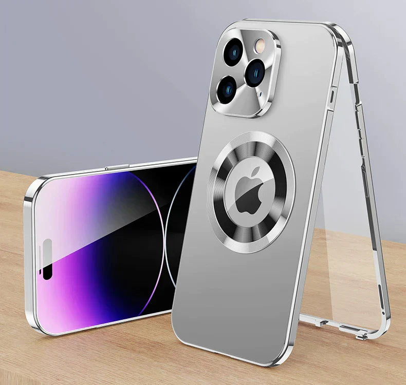 Magsafe iPhone Hoesje 360° Volledig Scherm Bescherming Aluminium