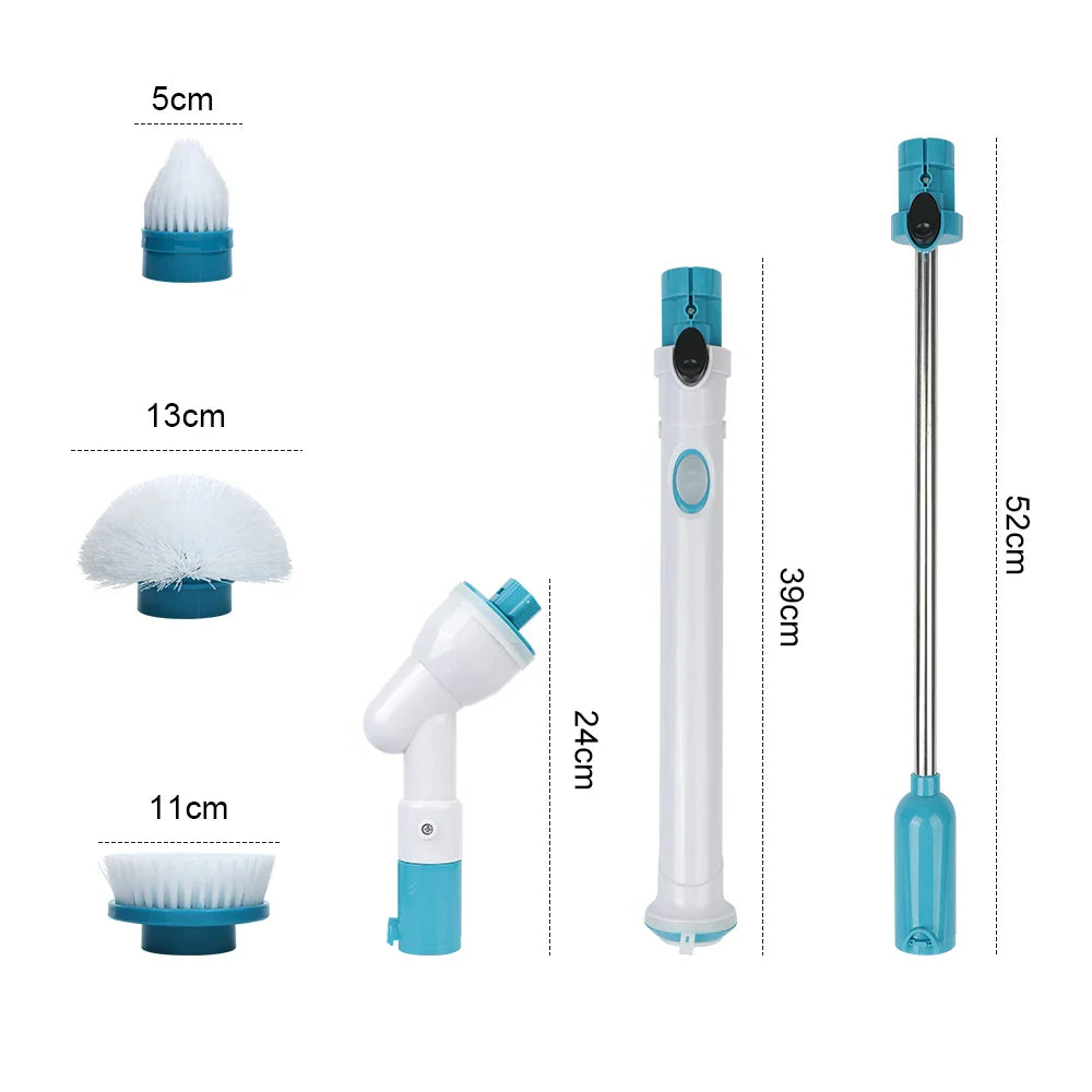 Draadloze Borstel Schoonmaakset 3-in-1 voor Keuken en Badkamer - Velinix