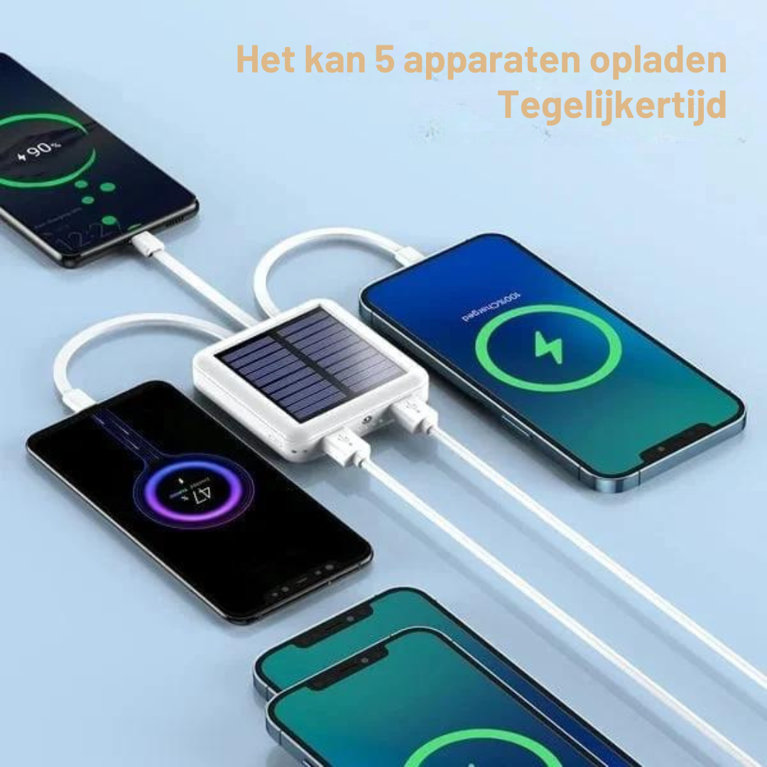 Zonne Powerbank voor Altijd Volle Batterij
