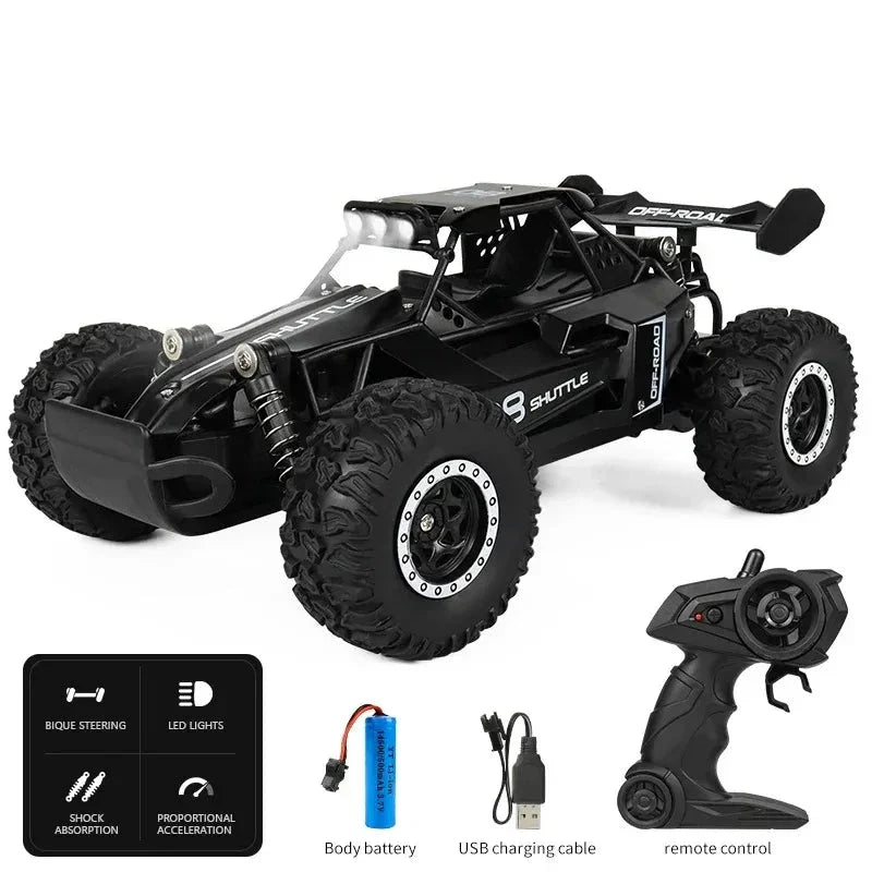 SpeedRacer X16 RC Auto – Snelheid tot 20 km/u met LED-Verlichting & 2WD Aandrijving 5