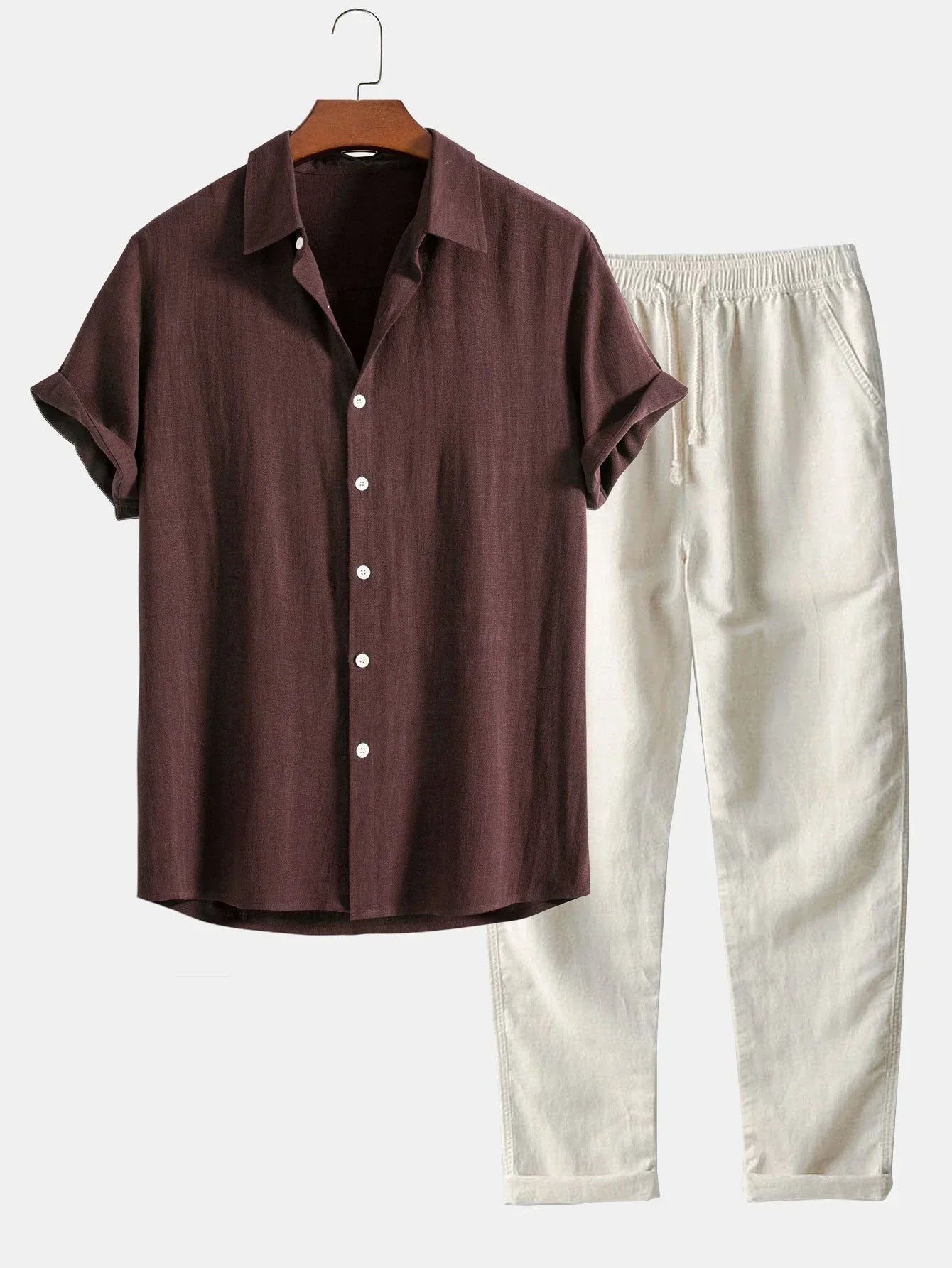 Linnen Zomerset - Luchtige Broek en Overhemd Comfortabel