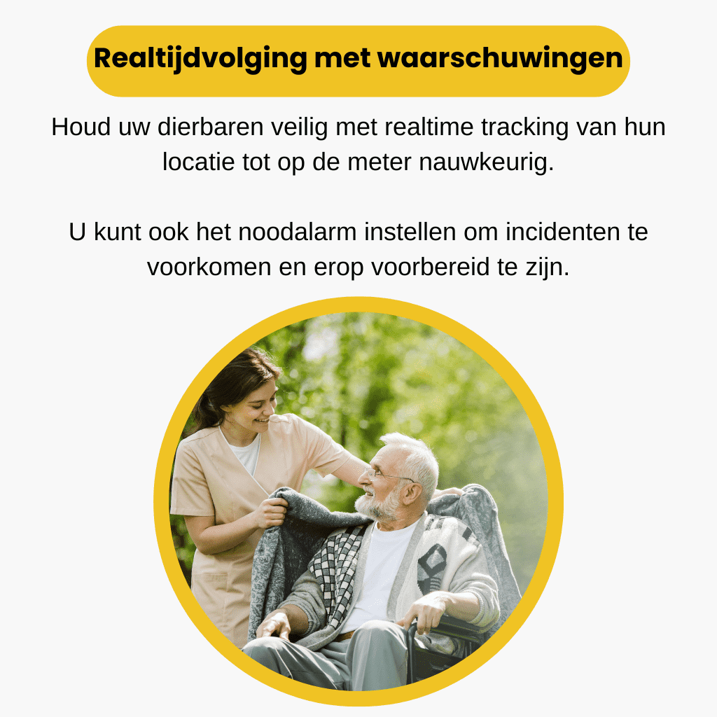 Suitelynx™ – GPS Tracker Voor Senioren – Realtime Tracking Zonder Abonnement
