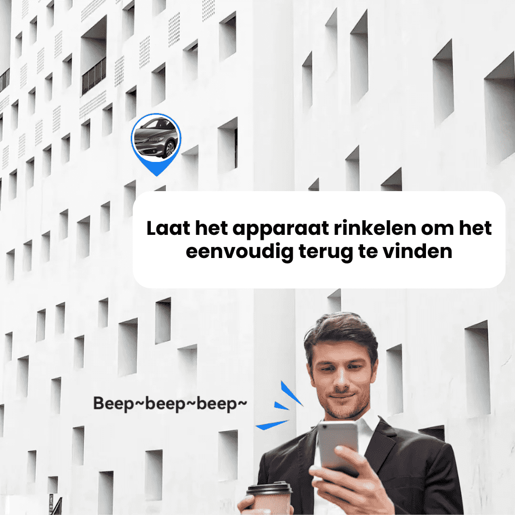Trackion™ – GPS Tracker Auto Zonder Abonnement met Live Locatie & Geofence