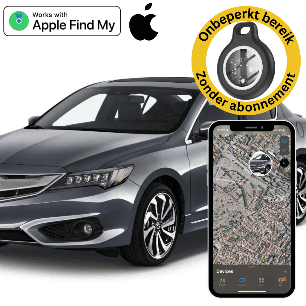 Trackion™ – GPS Tracker Auto Zonder Abonnement met Live Locatie & Geofence