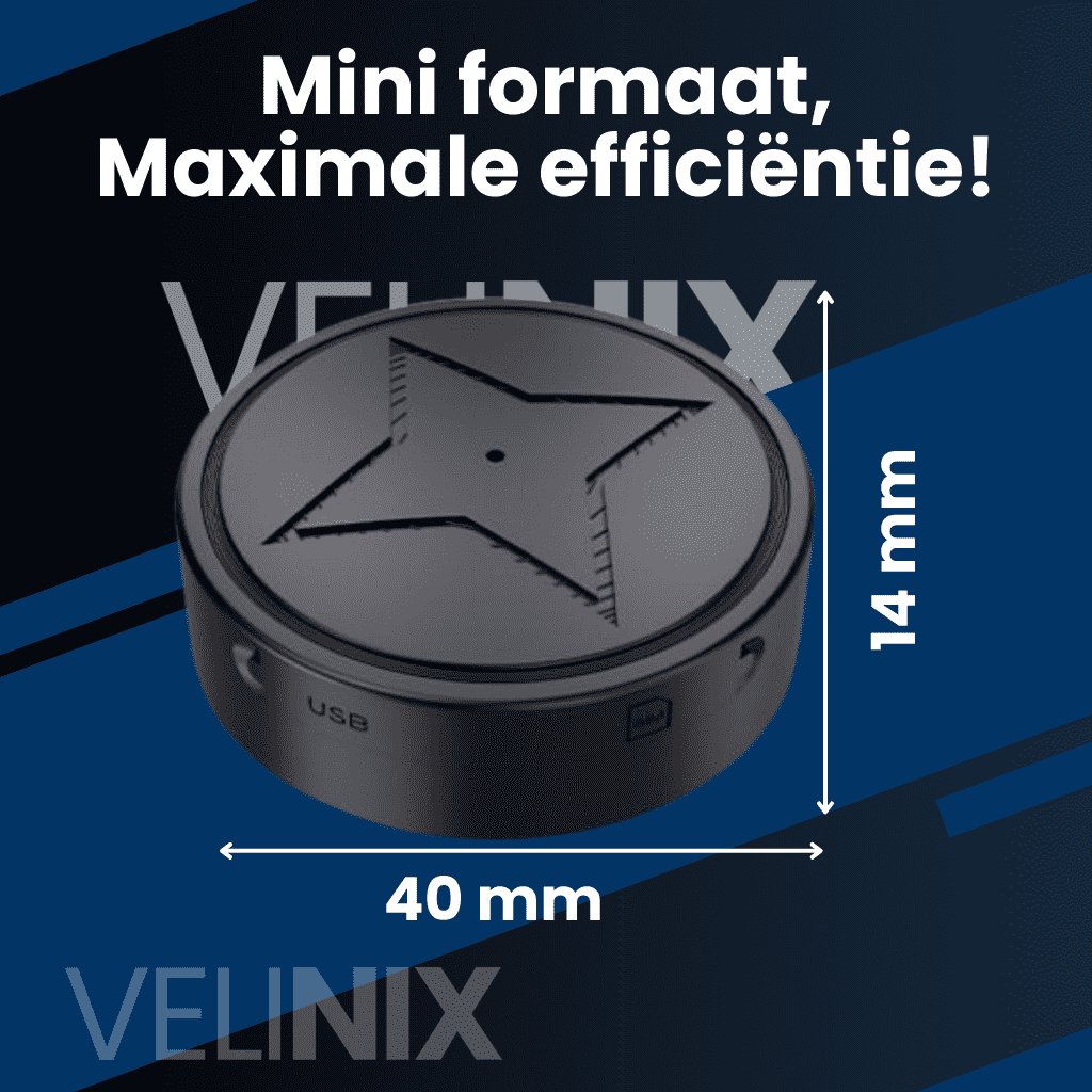 Velinix™ – Auto GPS Tracker Zonder Abonnement, Precieze Tracking