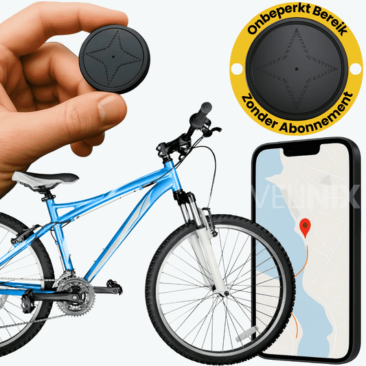 Velinix™ – Fiets GPS Tracker Zonder Abonnement, Discreet & Precies