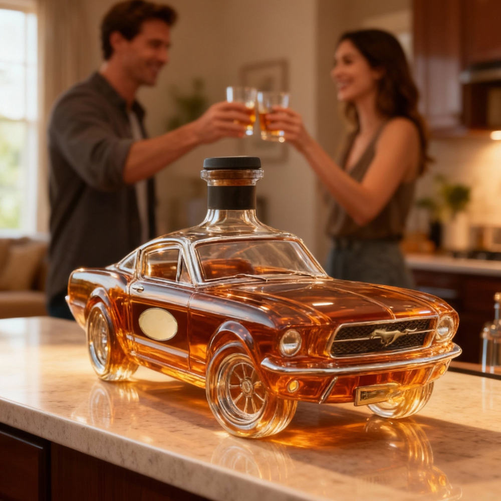 Whiskey Karaf Auto Vorm Glas Bar Accessoire