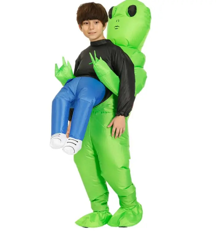 Alien Kostuum Space Verkleedpak voor Kinderen en Volwassenen