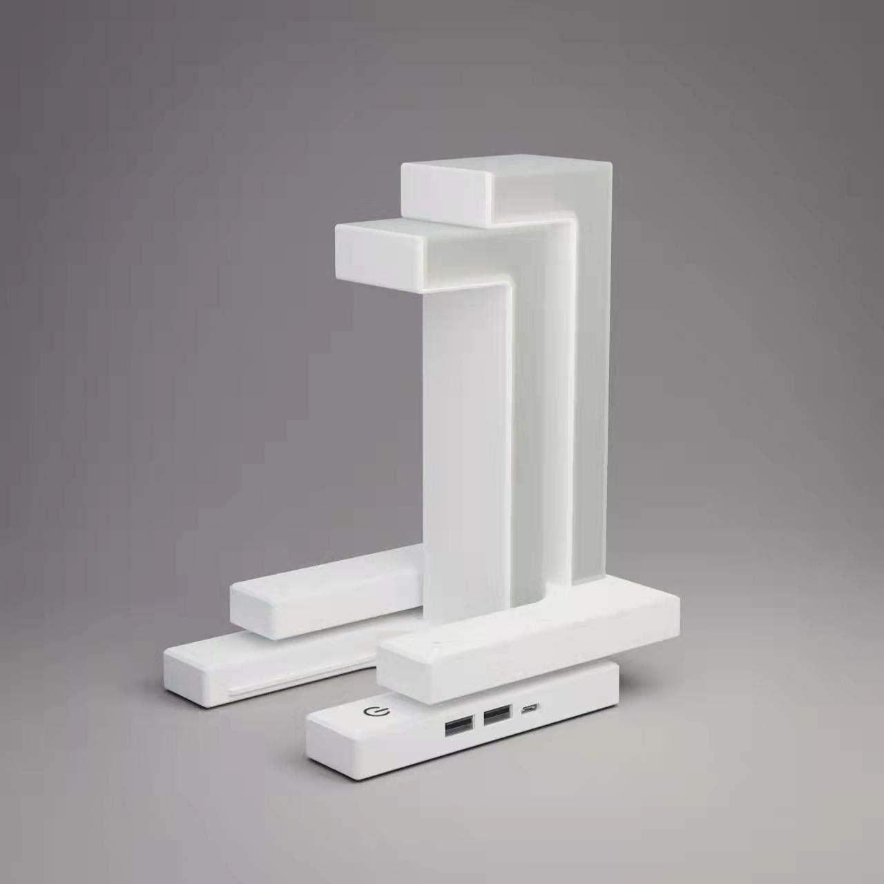 Draadloze Oplaadlamp Geometrisch Design Modern LED