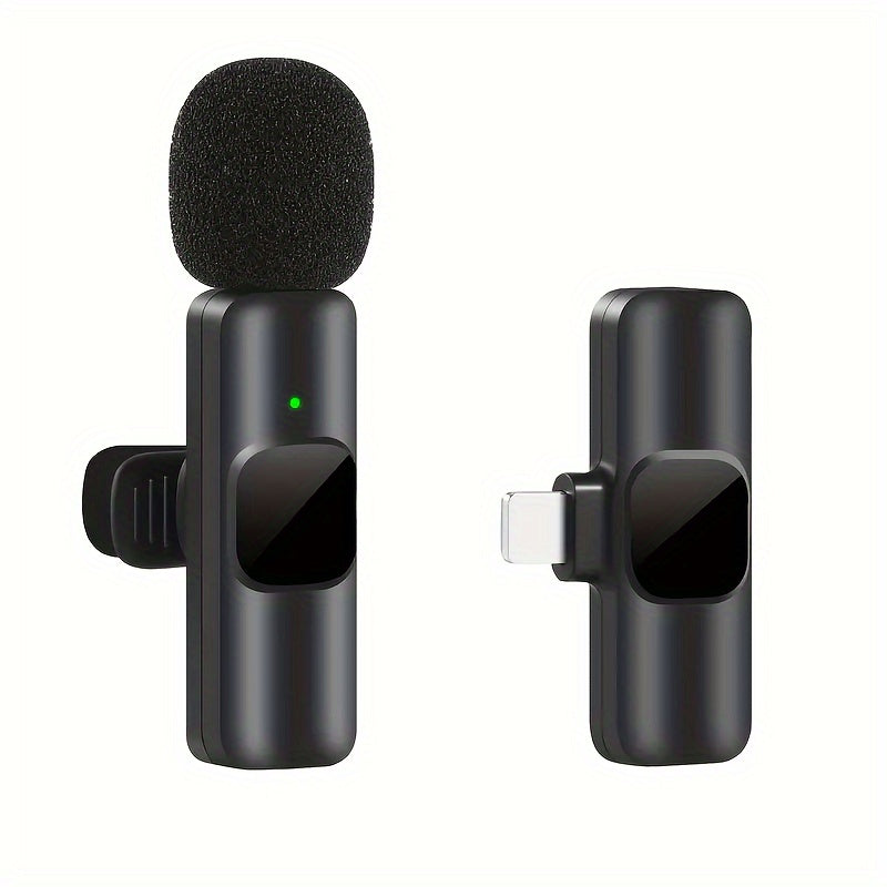 Draadloze Lavalier Microfoon voor Video en Livestream met Hoge Geluidskwaliteit