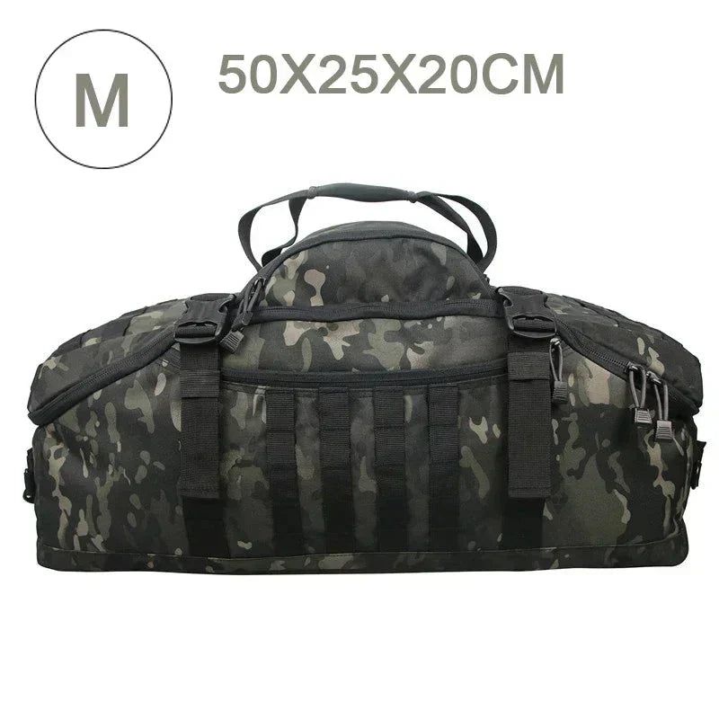 Tactische Reisrugzak Groot - Waterdicht en Robuust Duffle Bag