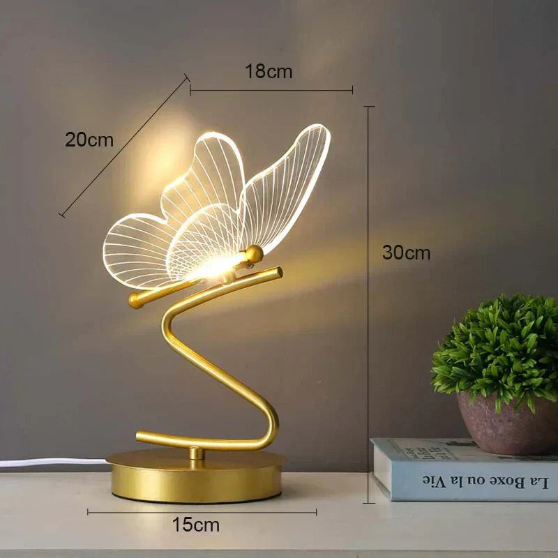 LED Tafellamp Vlinder Design Moderne Sfeerverlichting
