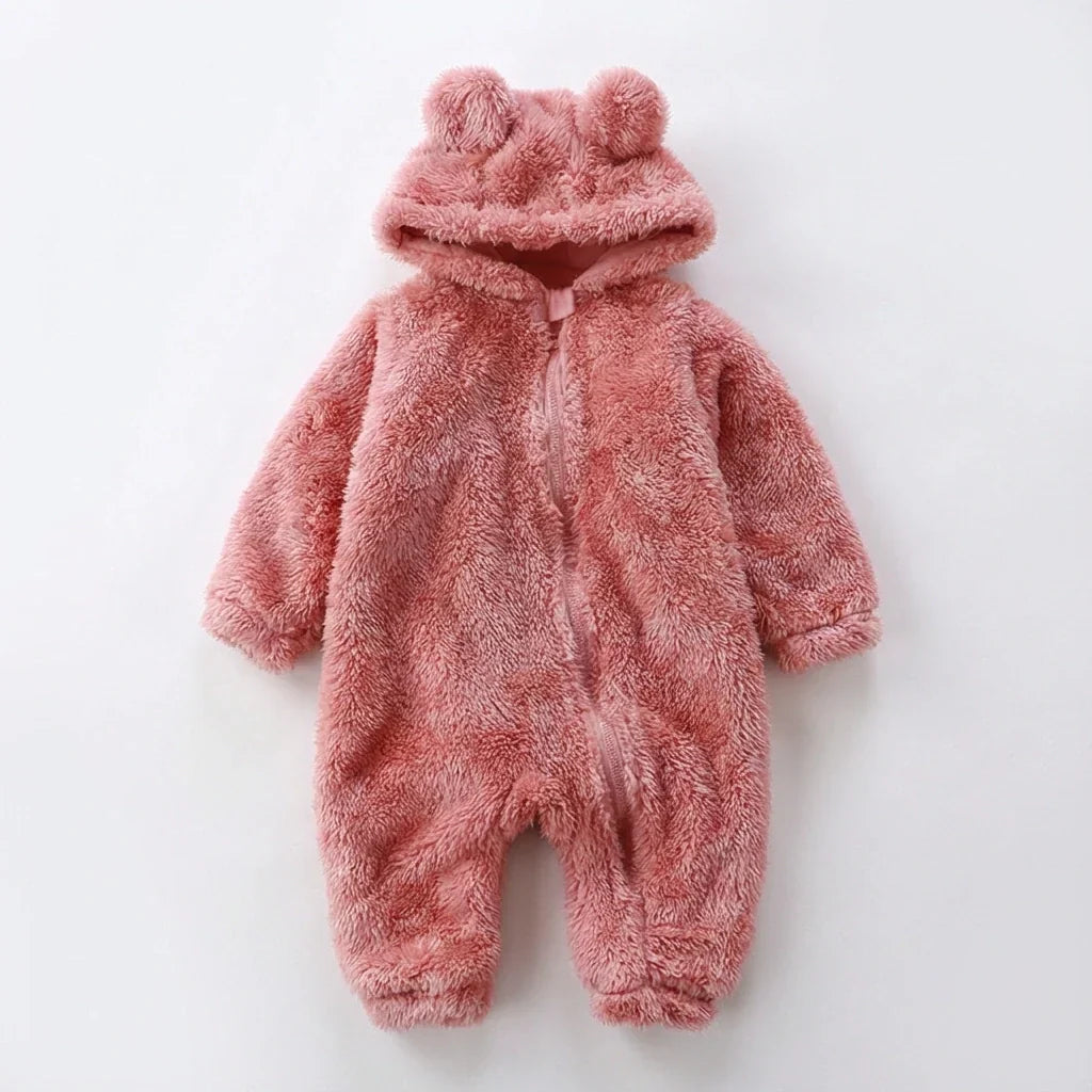 Pluche Baby Romper Warme Winter Outfit voor Baby