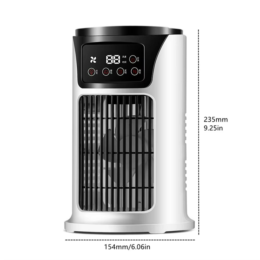 Ventilator met Vernevelaar en LED Verlichting 3-in-1
