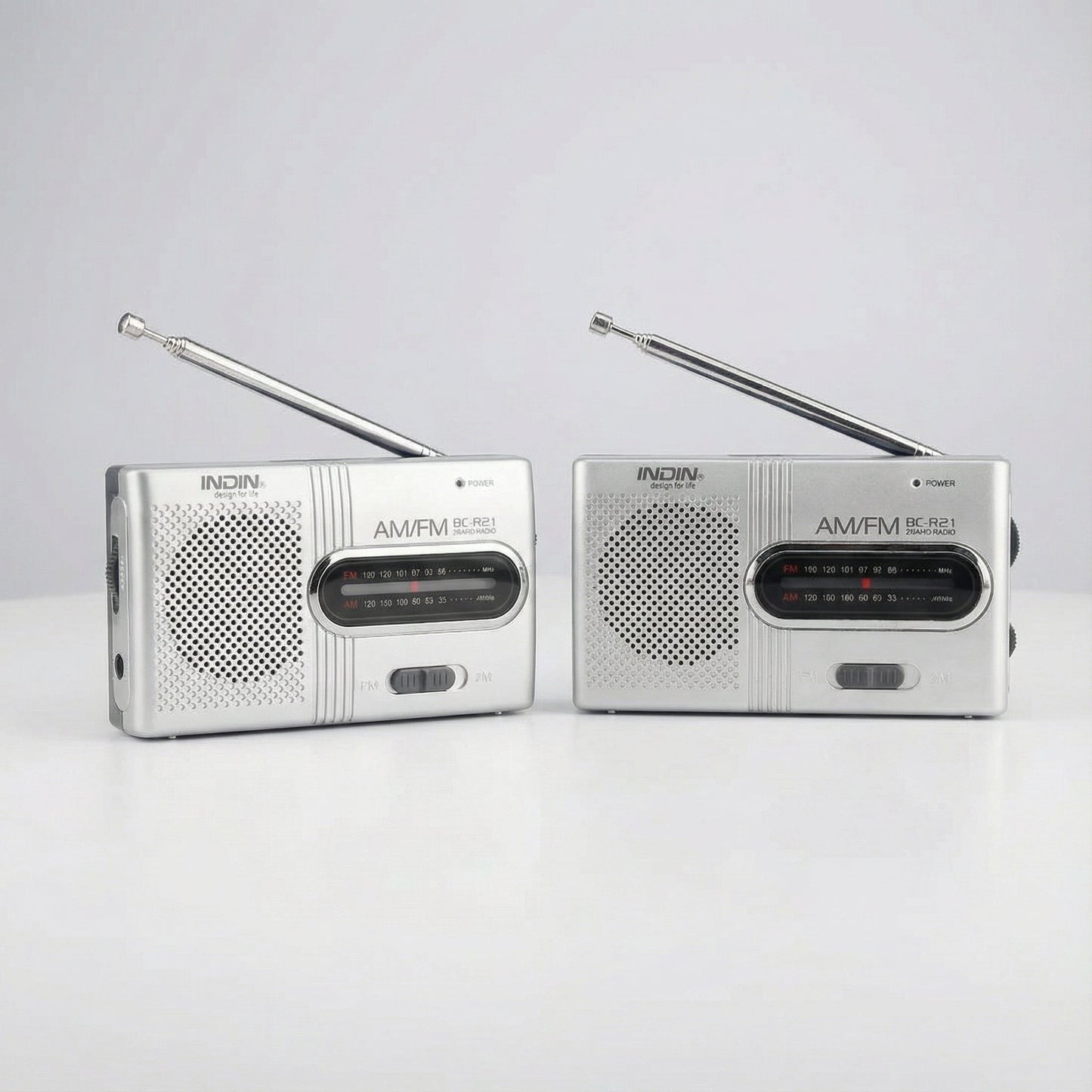 Draagbare Radio AM FM met Batterij en Koptelefoon Aansluiting