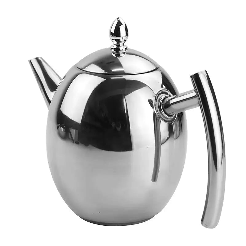 RVS Theepot met Zeef en Anti-lek Systeem
