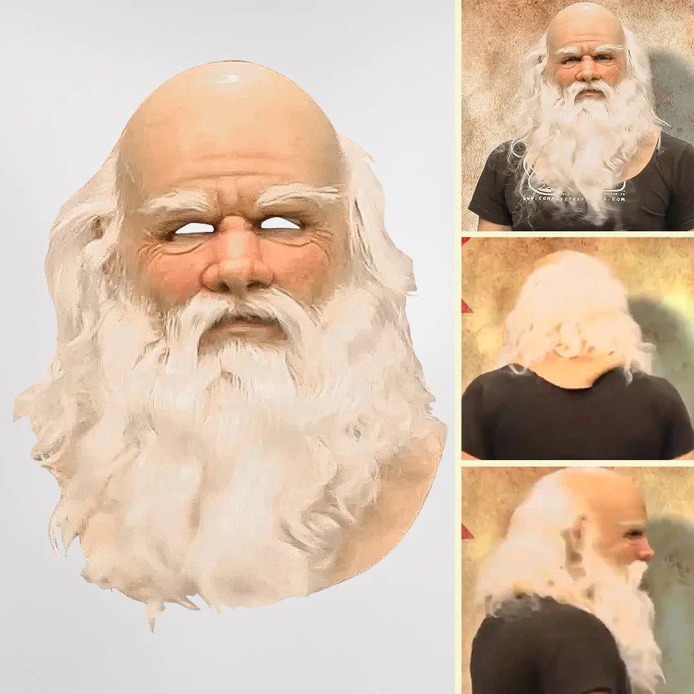 Kerstmanmasker Latex Realistisch Comfortabel - Velinix