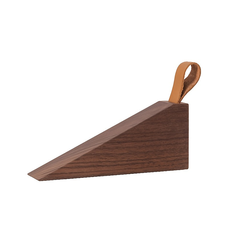 Houten Deurstopper met Antislip Bodem Scandinavisch Design