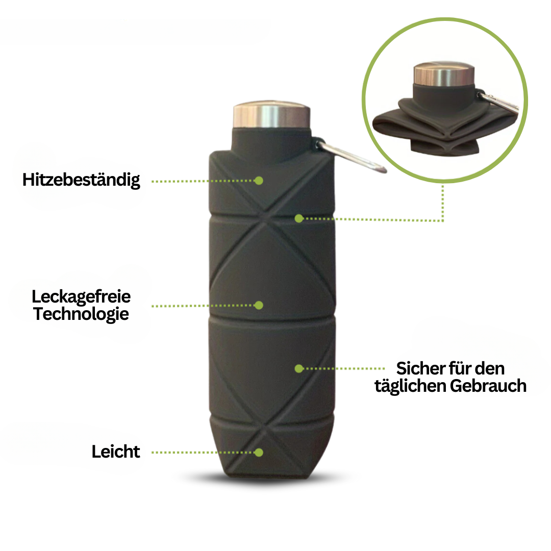 Opvouwbare Waterfles 750ml Licht en Compact