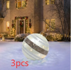 Kerstbal Buiten Decoratie 60cm Weerbestendig PVC