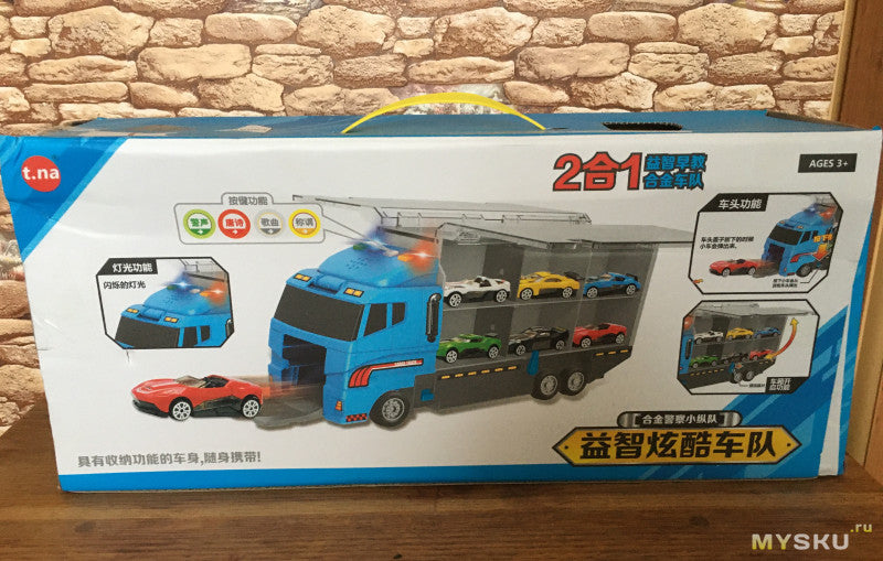 Bouwspeelgoed Voertuigen Set met Kiepwagen Kraan en Graafmachine