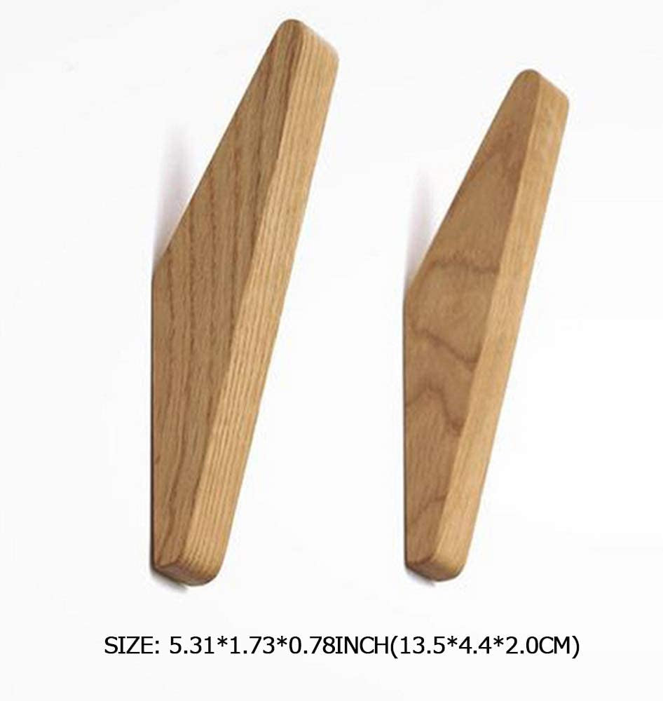 Houten Kledinghaken Set van 6 – Minimalistische Draadhaak Nordhaak Design