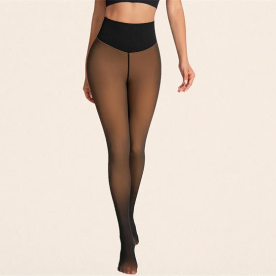 Warme Fleece Leggings voor Vrouwen met Taille Bepaling