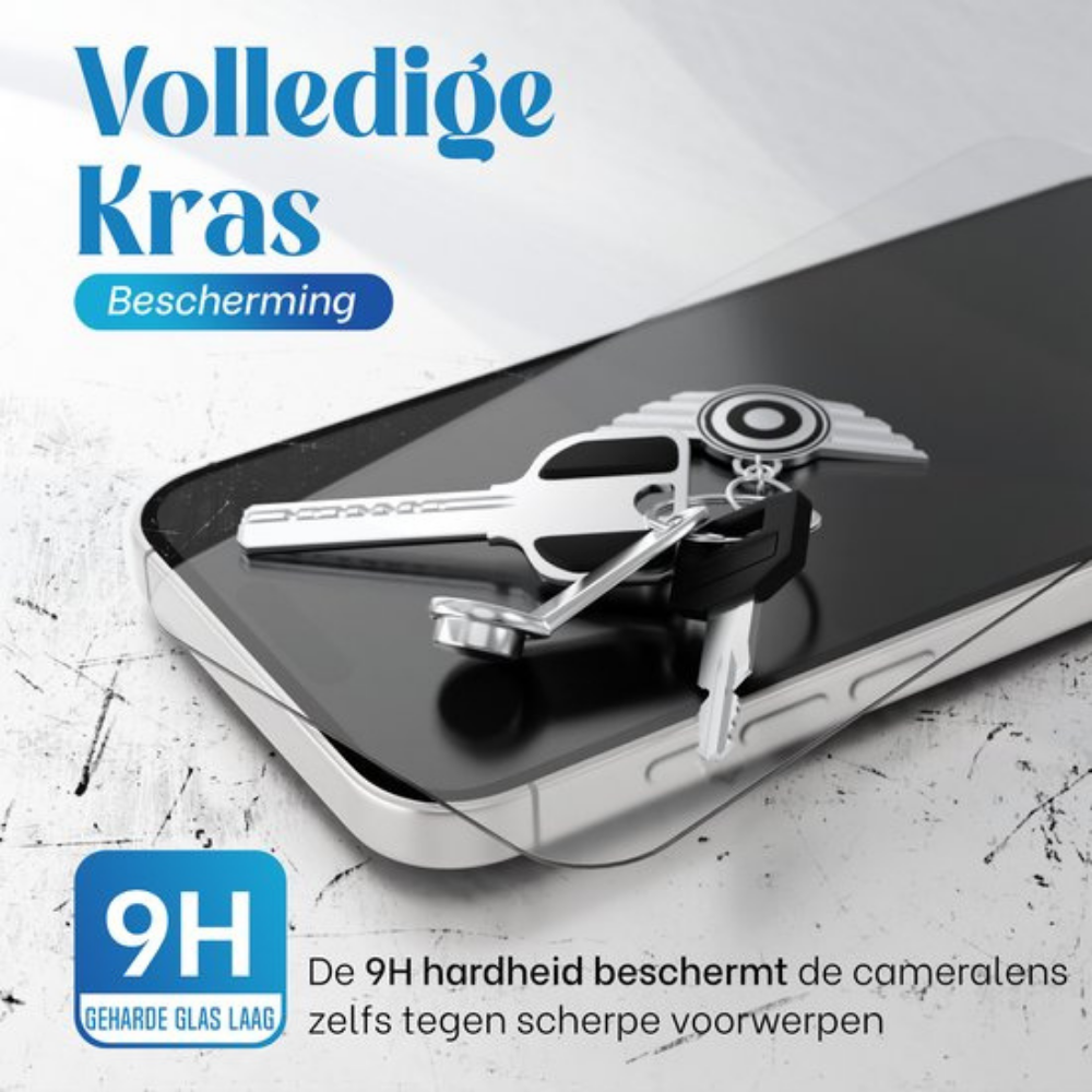 Telefoonhoesje Transparant Siliconen Beschermhoes met Schermbeveiliging