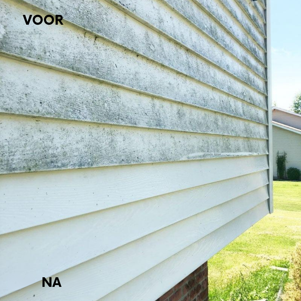 Tuinslang met Hogedruk Spuitmond en Metalen Reinigingspistool