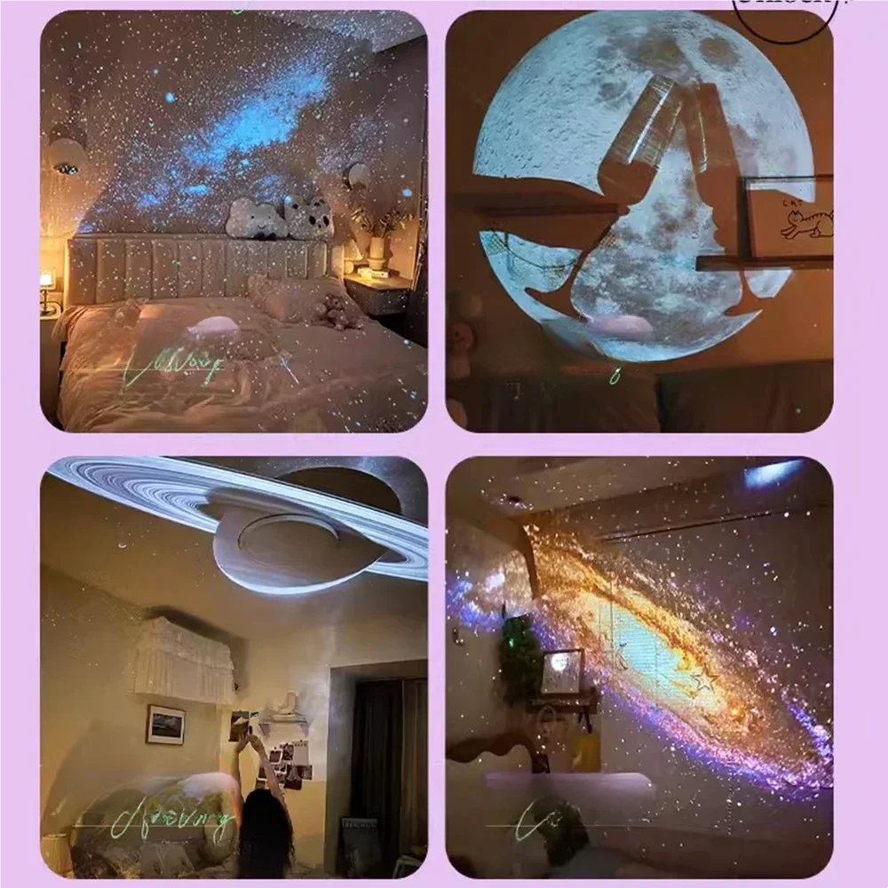 Galaxy Nachtlamp Projector met Bluetooth en Sterrenpatroon