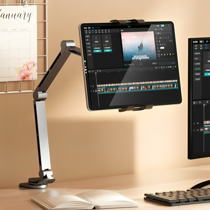 Tablet en Smartphone Steun Verstelbaar Licht en Elegant
