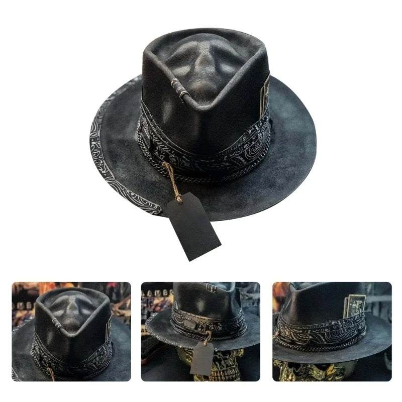 Doodshoofd Pet – Stijlvolle Handgemaakte Hat met Skull Motief