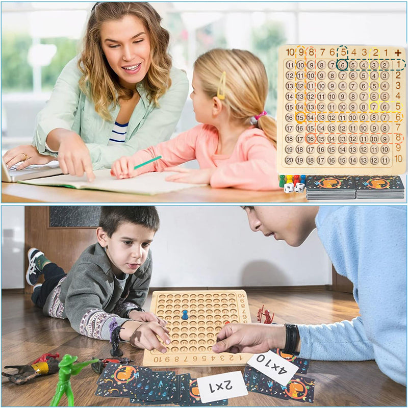 Montessori Rekenhulp: Vermenigvuldigen en Optellen voor Kinderen