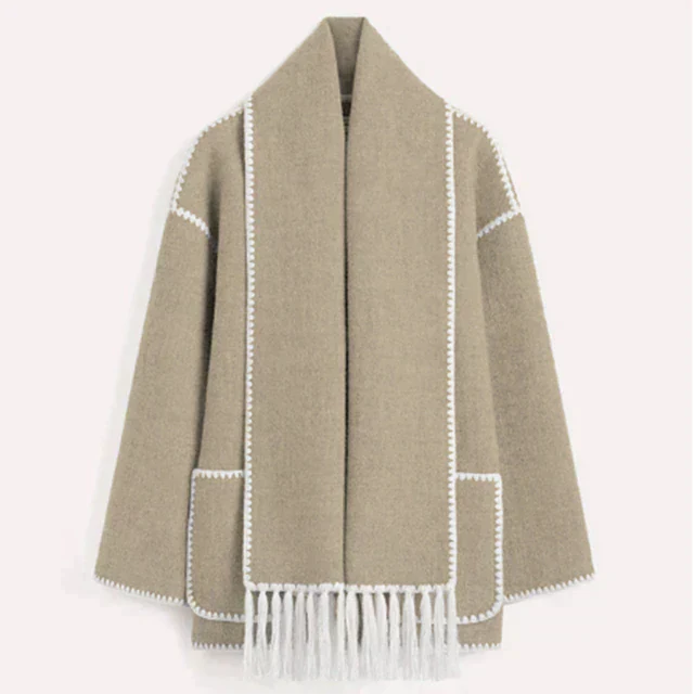 Velinix Gely Faux Fur Statement Jas