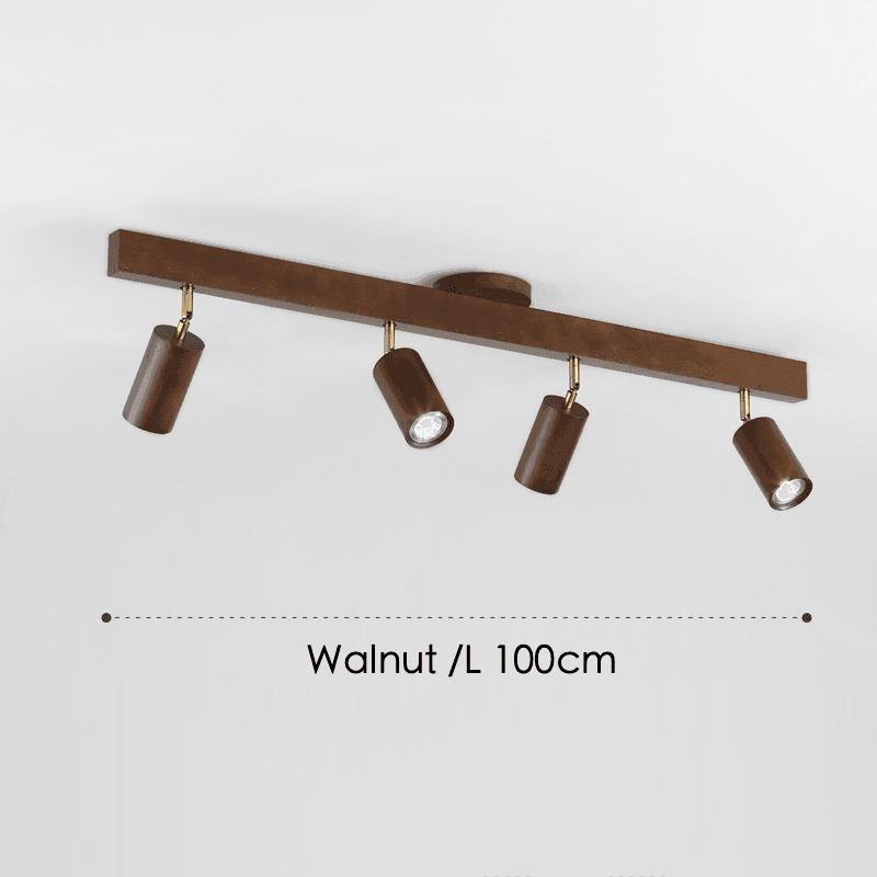 Houten Plafondlamp Verstelbaar Modern Massief Hout Design