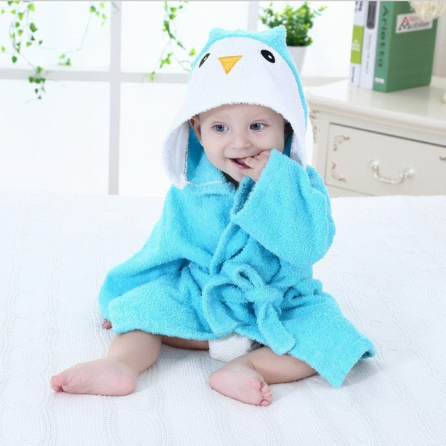 Dieren Badhanddoek met Capuchon voor Kinderen