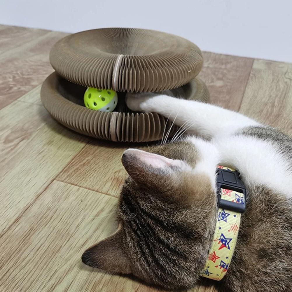 Interactief Kat Speelgoed - Verstelbare Krab met Speelbal voor Katjes