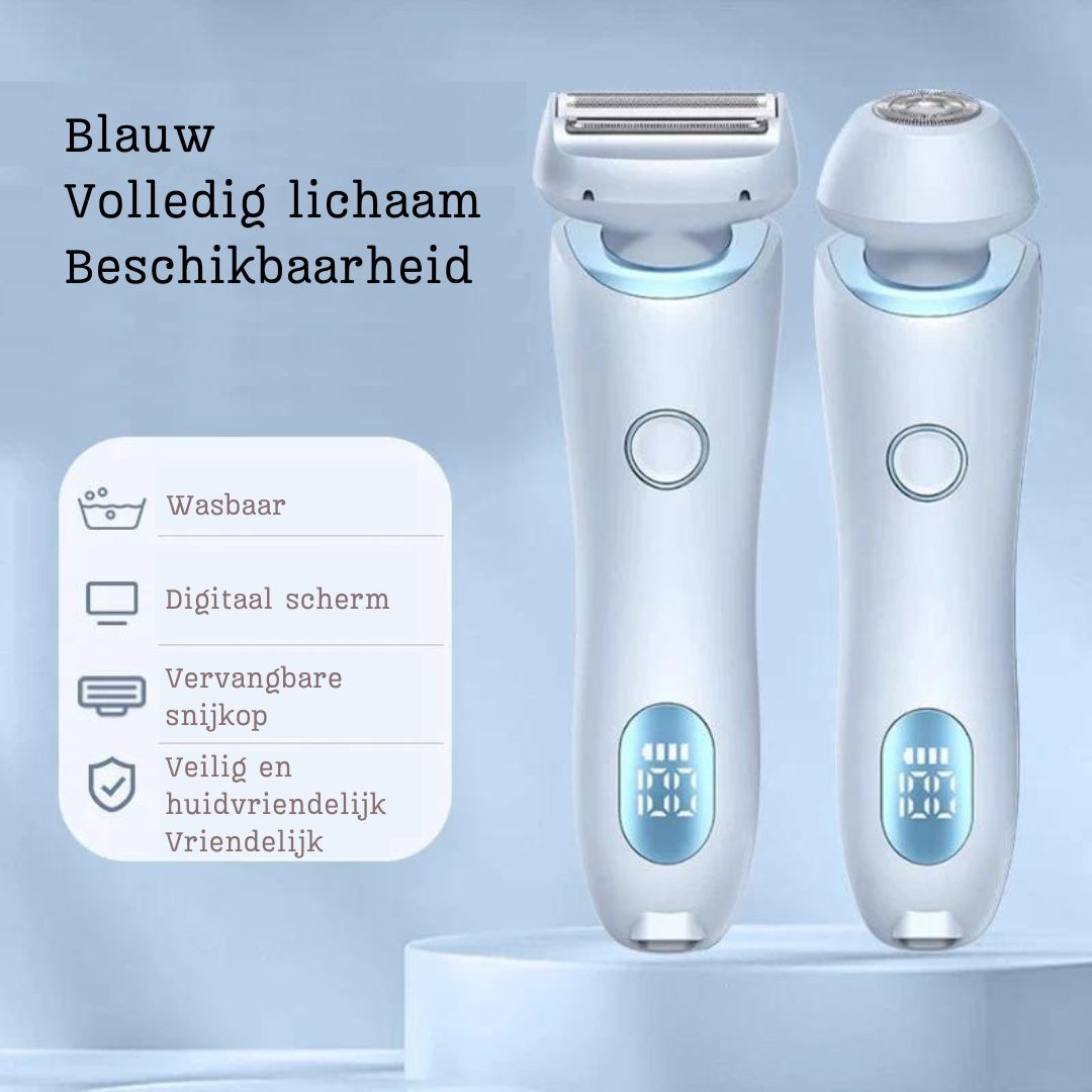 Vrouwen Scheerapparaat 2-in-1 Epilator en Trimmer